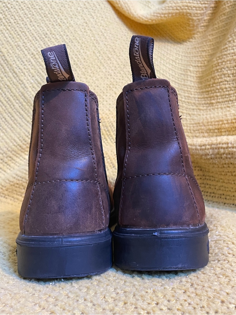 Blundstone Kids AUS 3 Antique Brown Chelsea Slip-On Boots - Picture 5 of 8